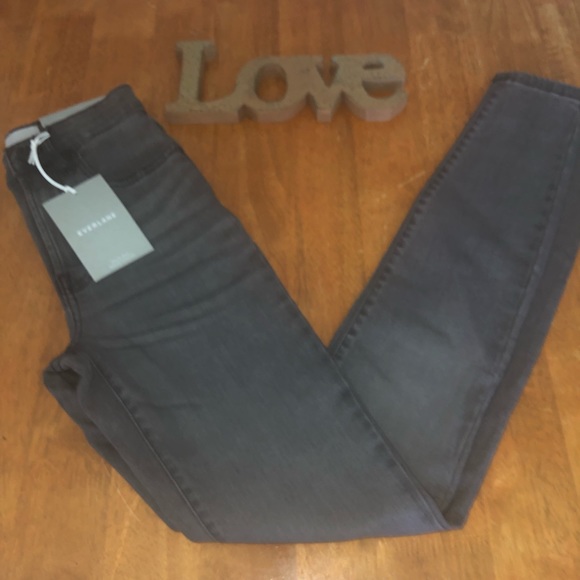 Everlane Authentic High Rise Skinny Jeans, 23 Tall - Picture 2 of 12